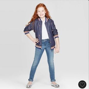 Cat & Jack Girl Ultimate Stretch Skinny Mid-Rise Full-Length Denim Jeans